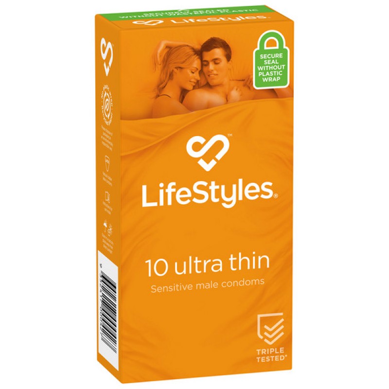 LifeStyles ULTRA THIN 10s Condoms 10 Pack